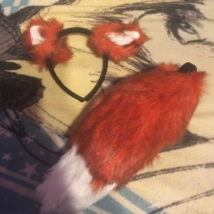 Fox ears and fox tail